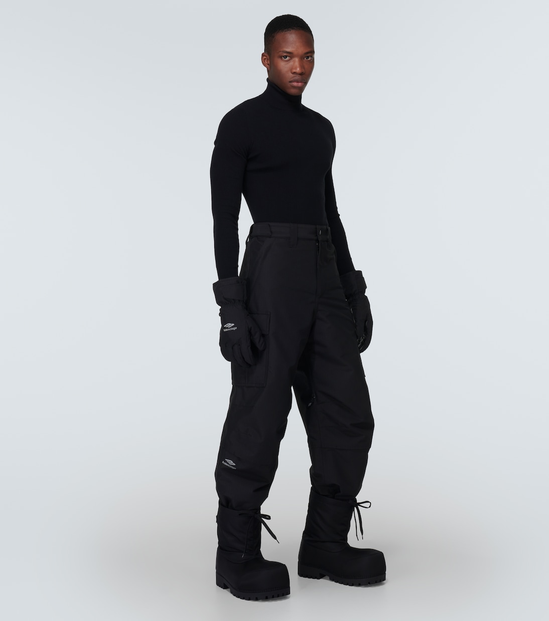 3B Sports Icon лыжные грузовые брюки Balenciaga, черный — фото 2