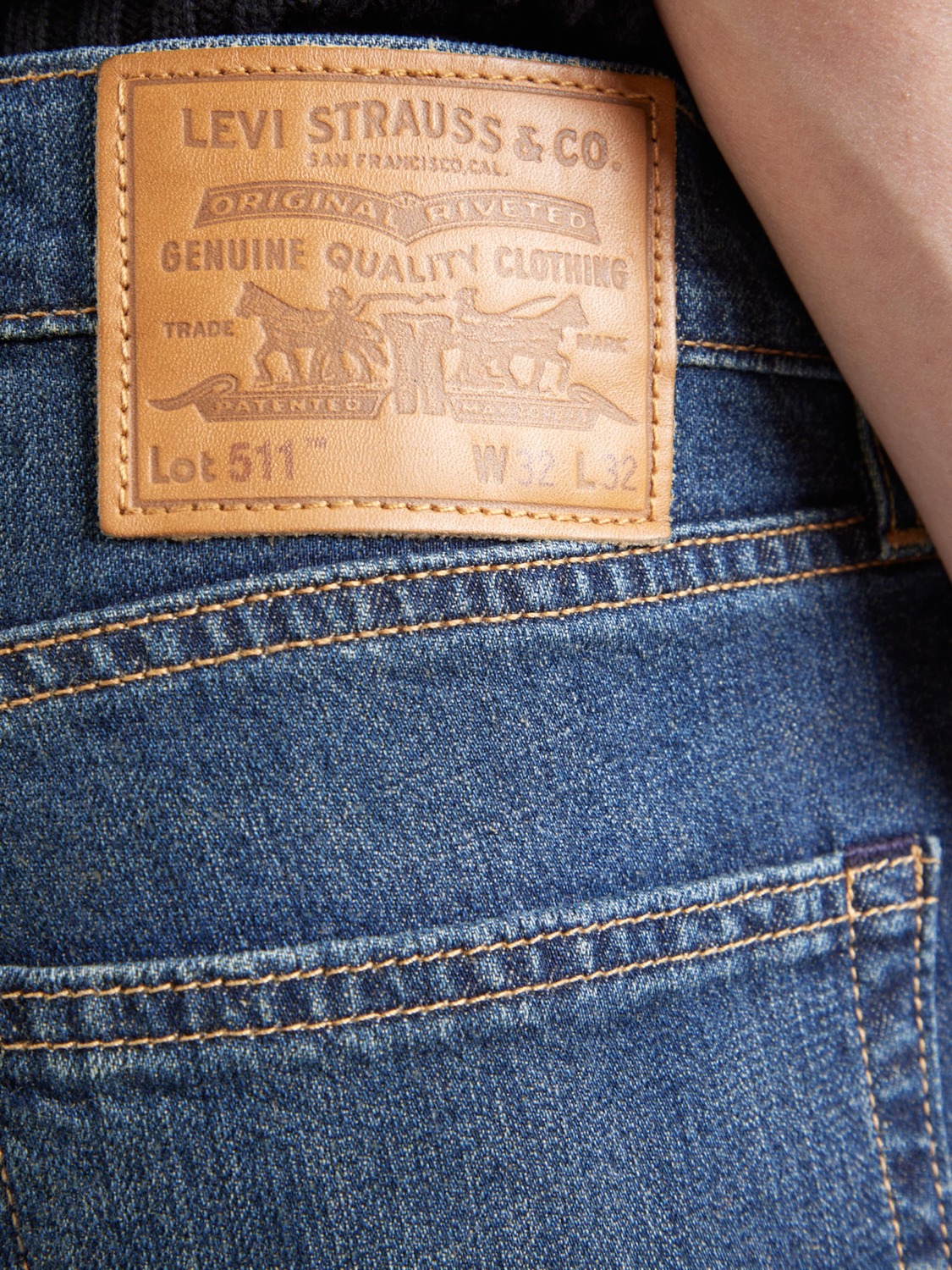 LEVI'S  Джинсы '511 Slim Jeans' в темно-синем цвете, Slim fit — фото 2