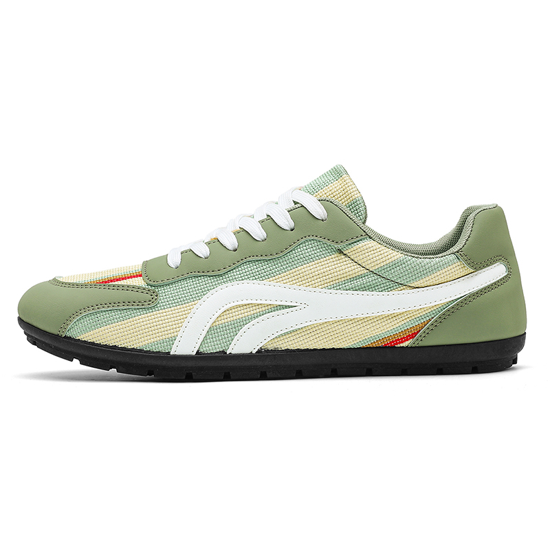 

YUZHAOLIN Мужские зеленые низкие повседневные кроссовки устойчивые к истиранию дышащие легкие, цвет Green