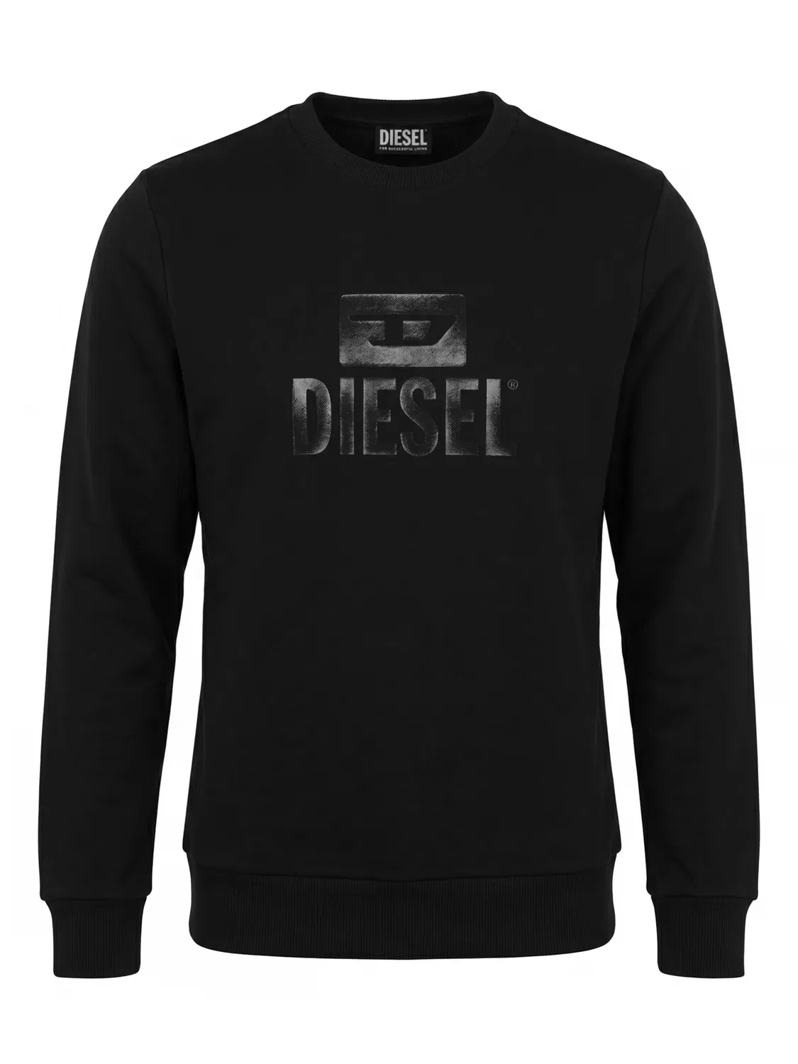 Свитер Diesel S-GIR TONE ON TONE черного цвета
