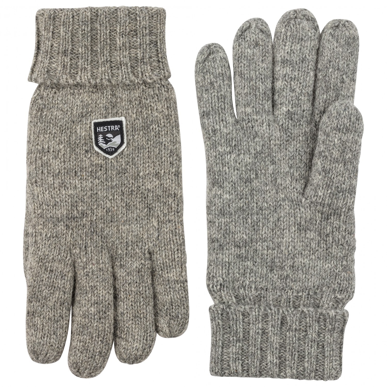 

Перчатки Hestra Basic Wool Glove, серый