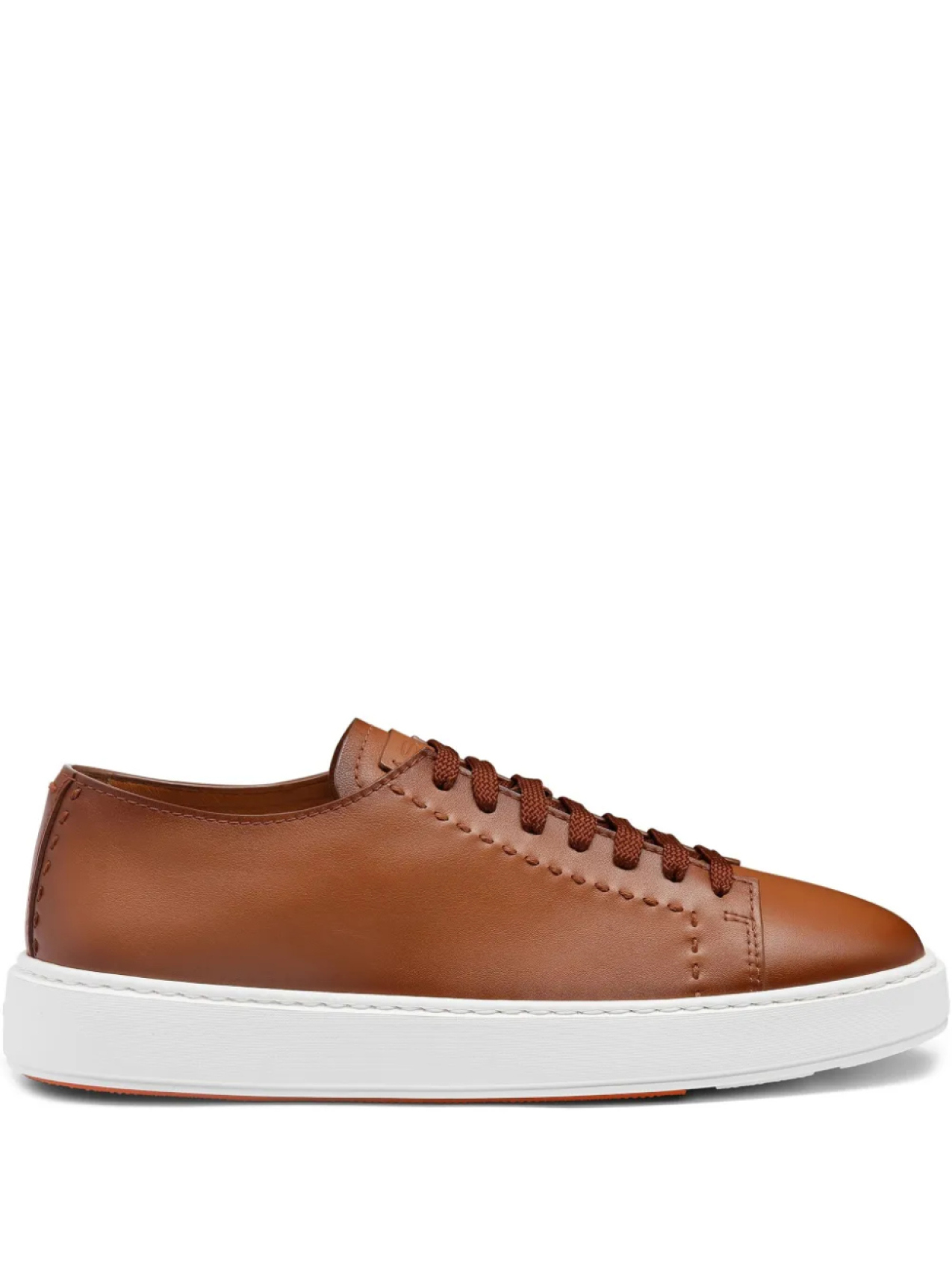 

Кожаные кроссовки Santoni, коричневый