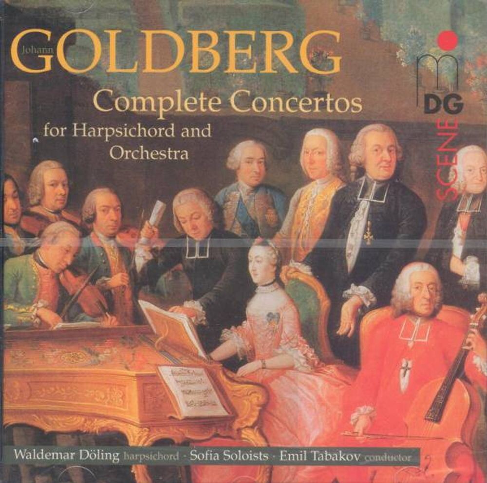 

Диск CD Goldberg: Complete Harpsichord Concertos [SACD Hybrid, Import] - Johann Gottlieb Goldberg, Waldemar Döling, Emil Tabakov, Sofia Soloists