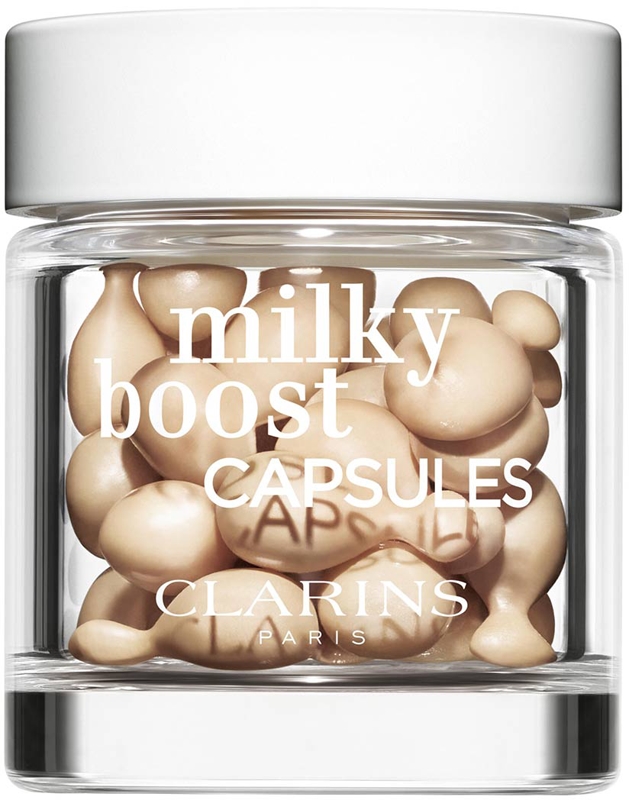 

Капсулы Milky Boost для сияющей основы Clarins, atspalvis 01 30× 0,2 мл