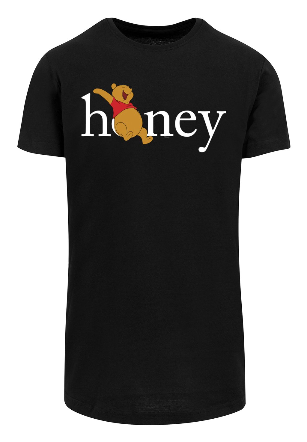 

Футболка с принтом DISNEY WINNIE PUUH DER BÄR HONIG F4NT4STIC, черный