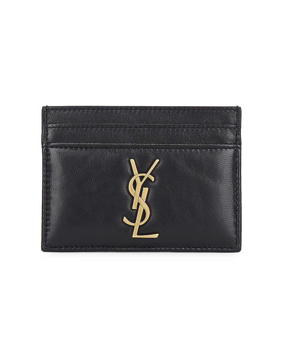 

Сумка Saint Laurent Cassandre Credit Card Case, нуар