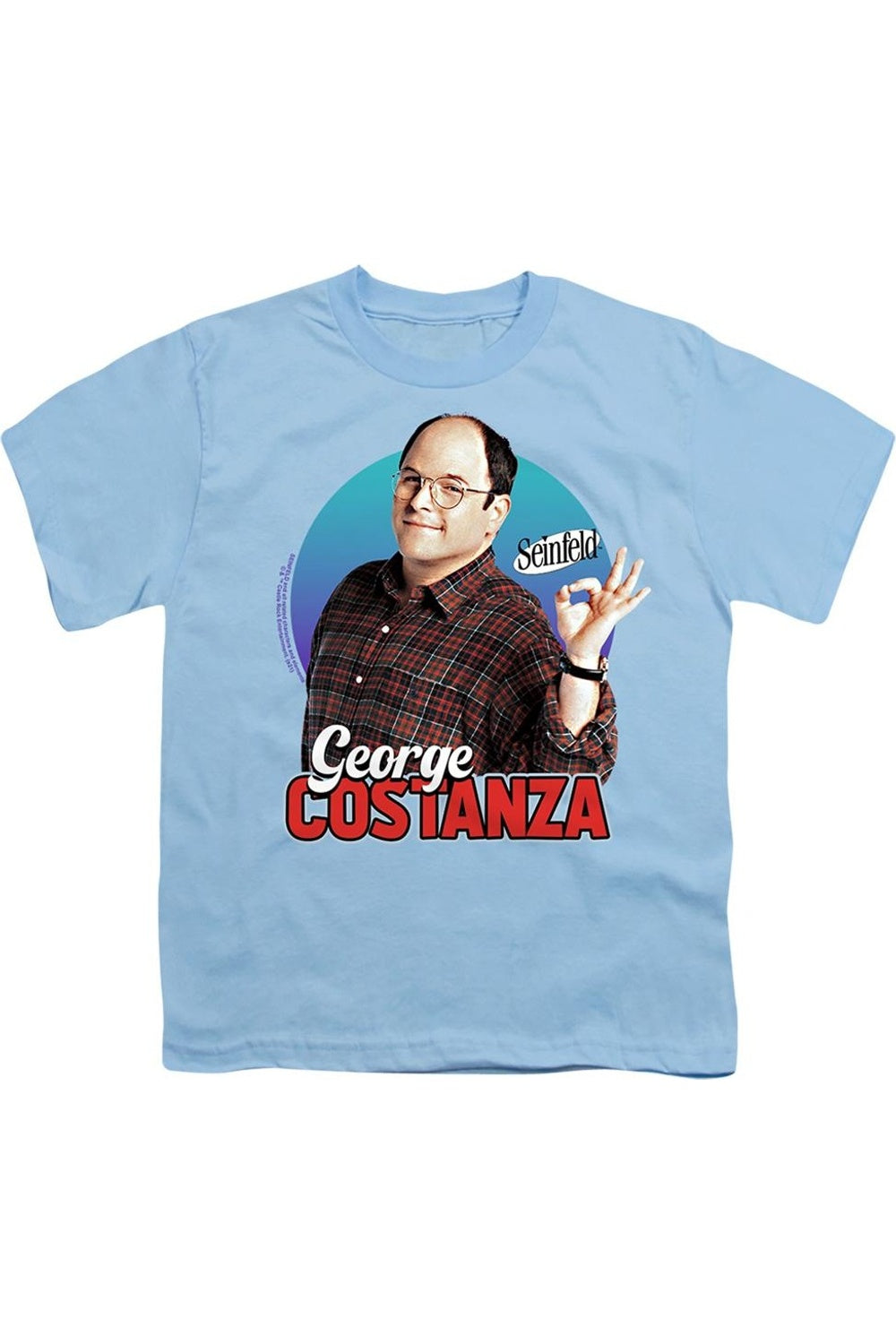 

Футболка с коротким рукавом Seinfeld George для детей Gildan, светло-голубой