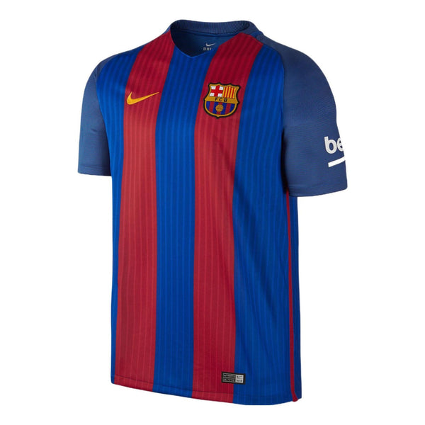

Спортивная футболка fc barcelona 16/17 home stadium jersey 'blaugrana' Nike, бежевый