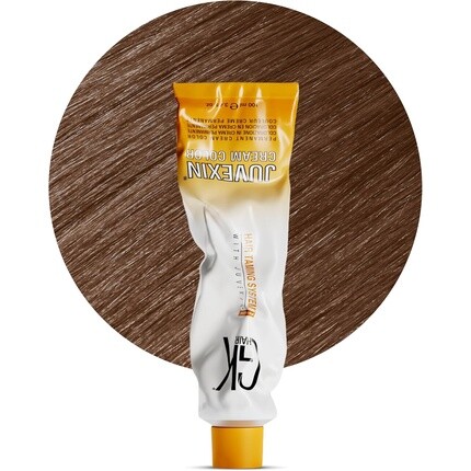 

GK HAIR Global Keratin Профессиональная крем-краска для волос в тюбике 3,4 жидких унции/100 мл Питательные и очищающие краски для укладки Высокоэффективный стойкий полуперманентный натуральный тонер Краска Шоколад Лесной орех