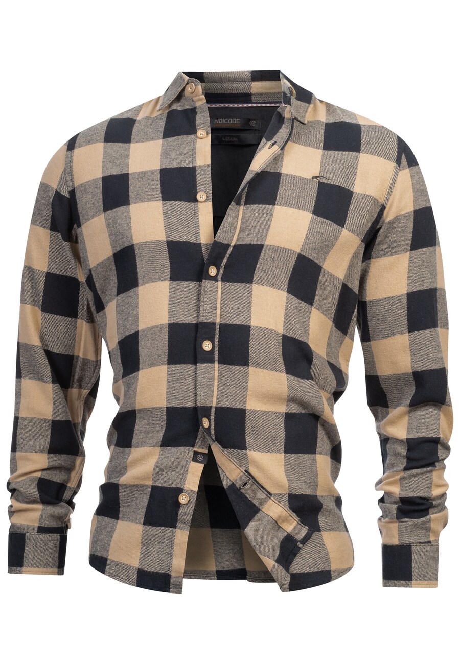 

Рубашка на пуговицах классического кроя INDICODE JEANS, Cream