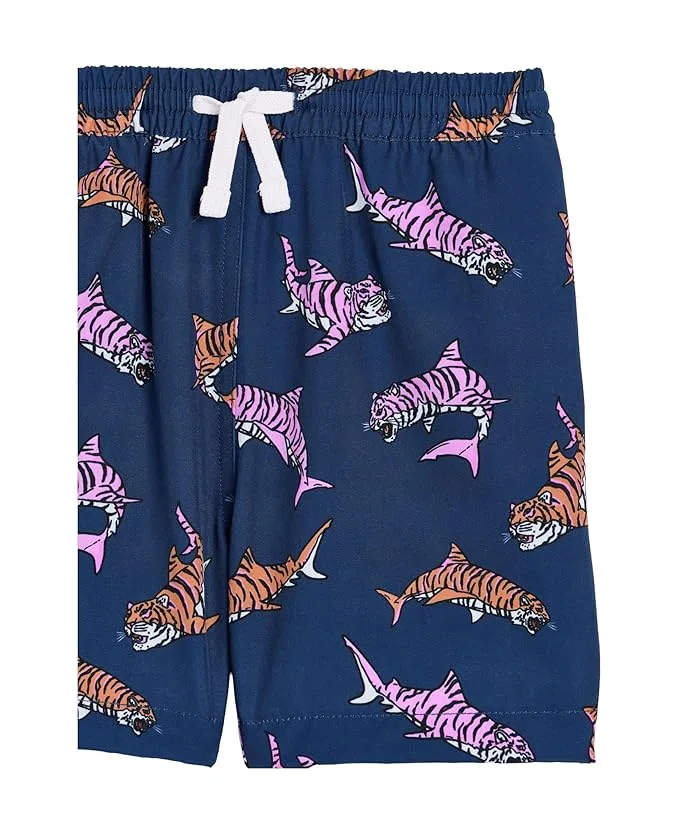 Плавки The Lil King Of Seas Chubbies Kids, Navy Blue/Pattern Base — фото 3