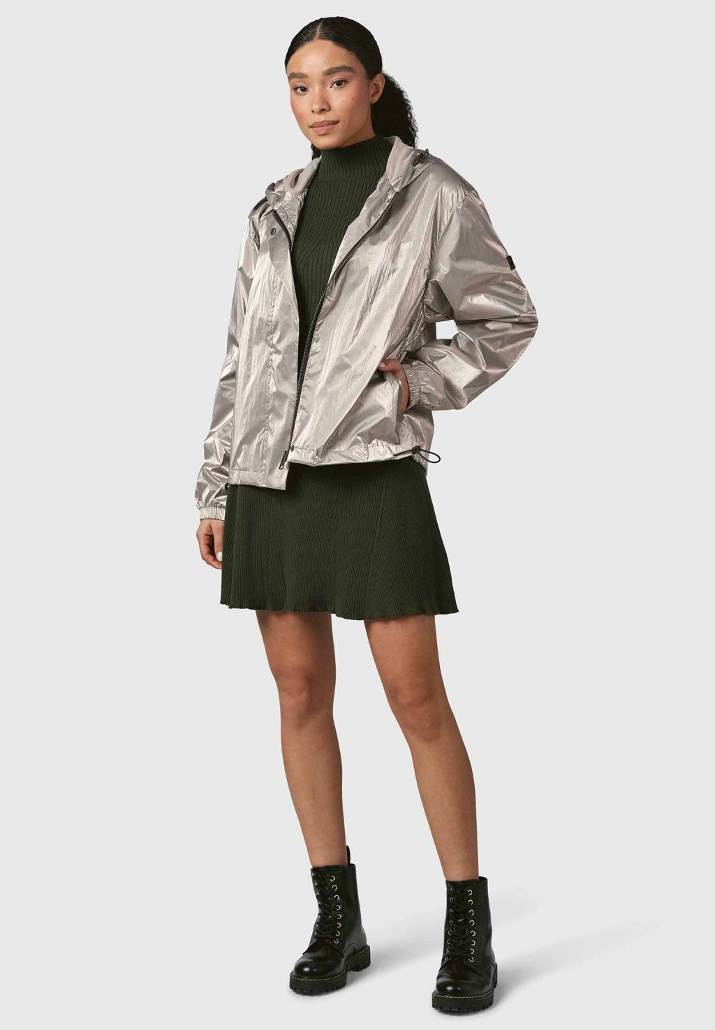 

Куртка для активного отдыха ÜBERGANGS CEZANNA SHINE Ragwear, светло-серый
