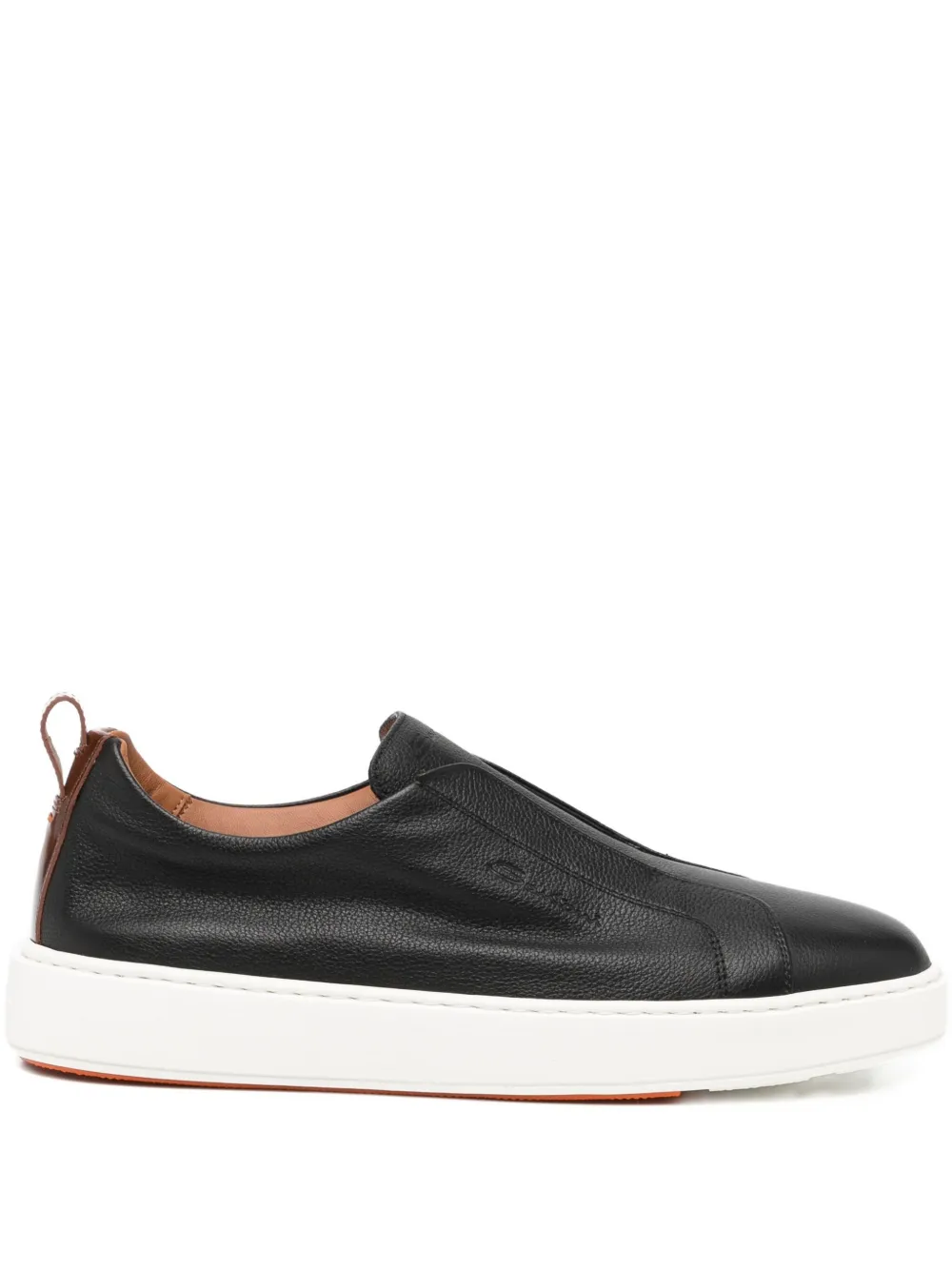 

Кеды на шнуровке Santoni, черный