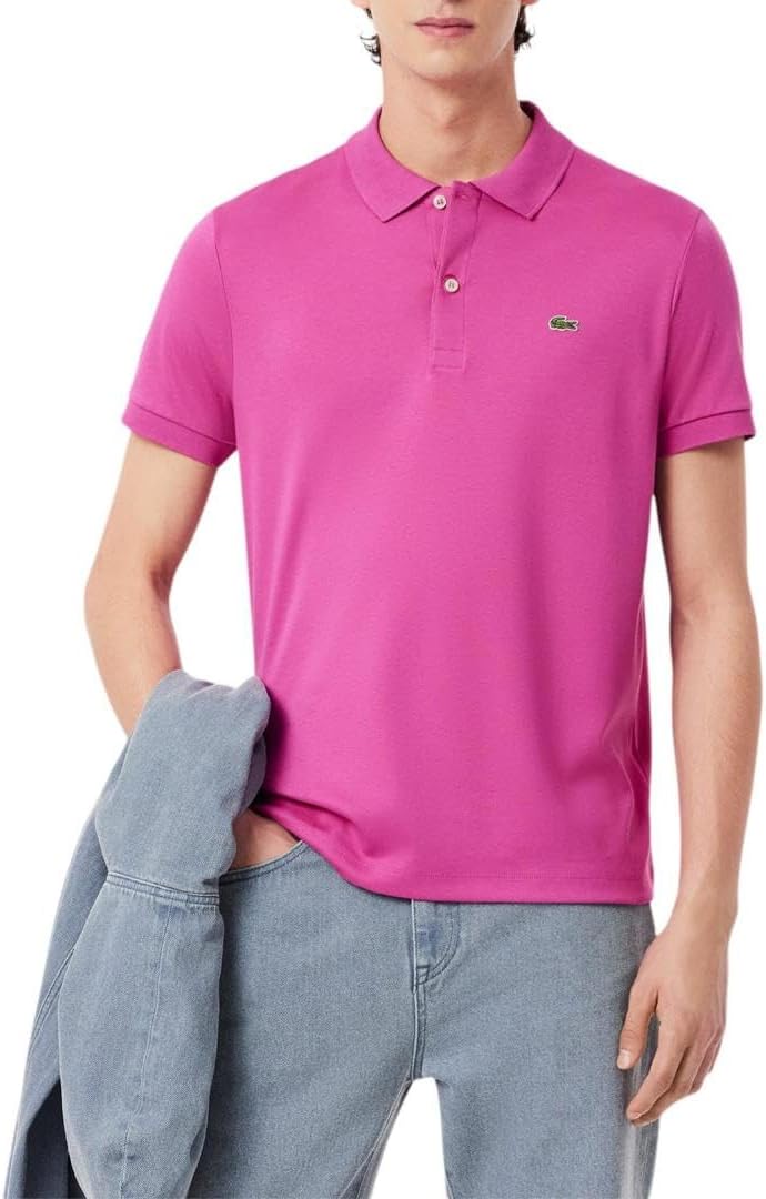 

Lacoste мужская спортивная поло с коротким рукавом Super Light, Pink, Розовый, Lacoste мужская спортивная поло с коротким рукавом Super Light, Pink