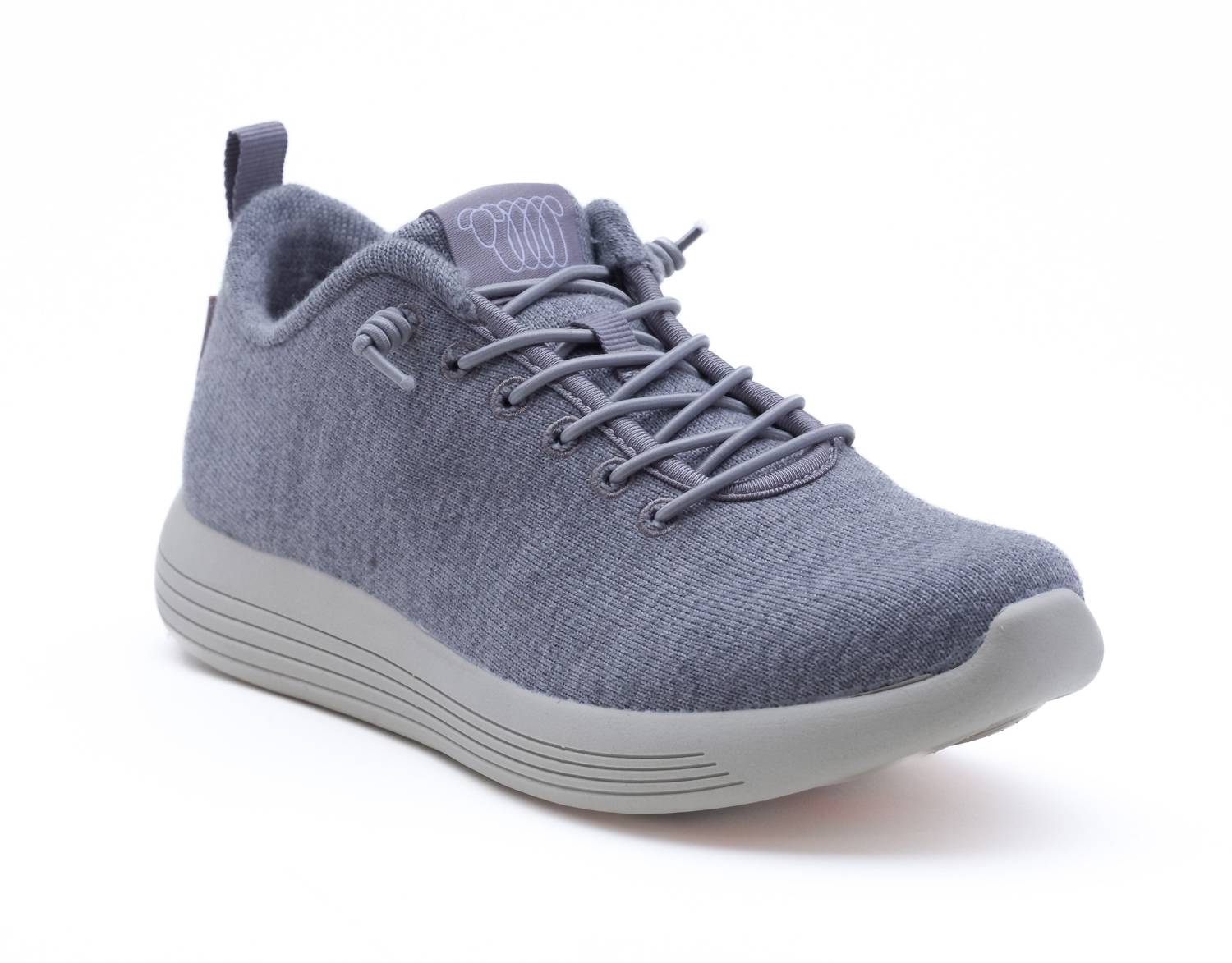 Женские кроссовки Cheviot из серой мериносовой шерсти WOOLLOOMOOLOO, цвет grey merino wool