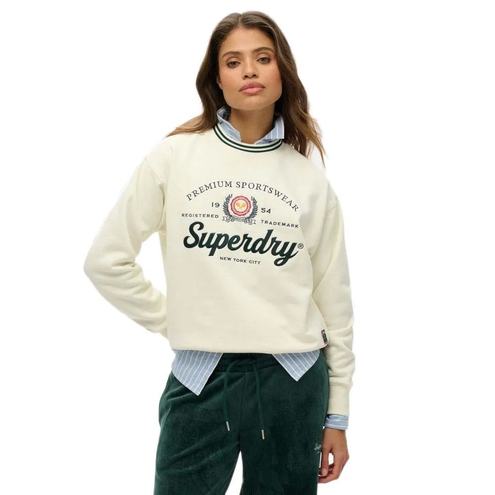 

Толстовка Superdry Country Club Loose, бежевый