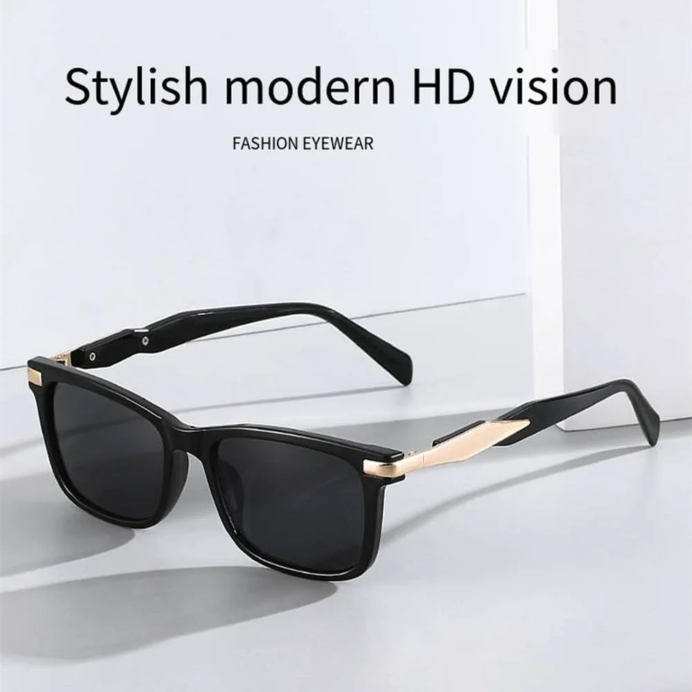 

Мужские солнцезащитные очки в стиле ретро, ​​для уличной фотосъемки, металлические, тонкие, высококачественные, классические, модные, SUN1094 Generic, Black Grey