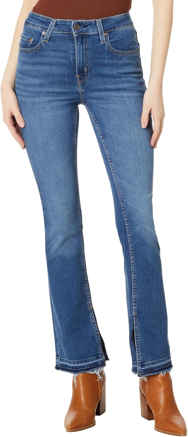 

Женские джинсы Levi's 725 с высокой талией и разрезом, Wait