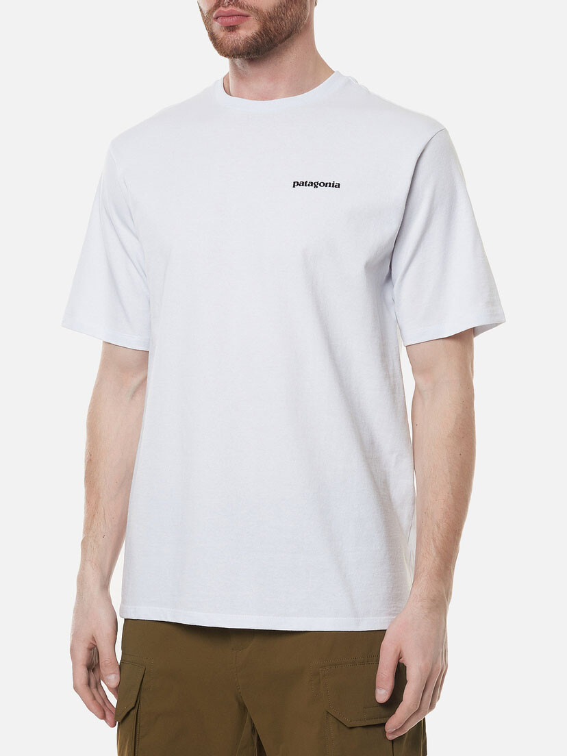 

Футболка Patagonia Ms P-6 Logo, белый
