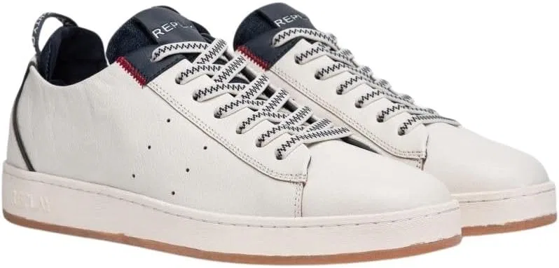 Кроссовки Replay Herren Smash PortSneaker, 808 Off White Navy — фото 4