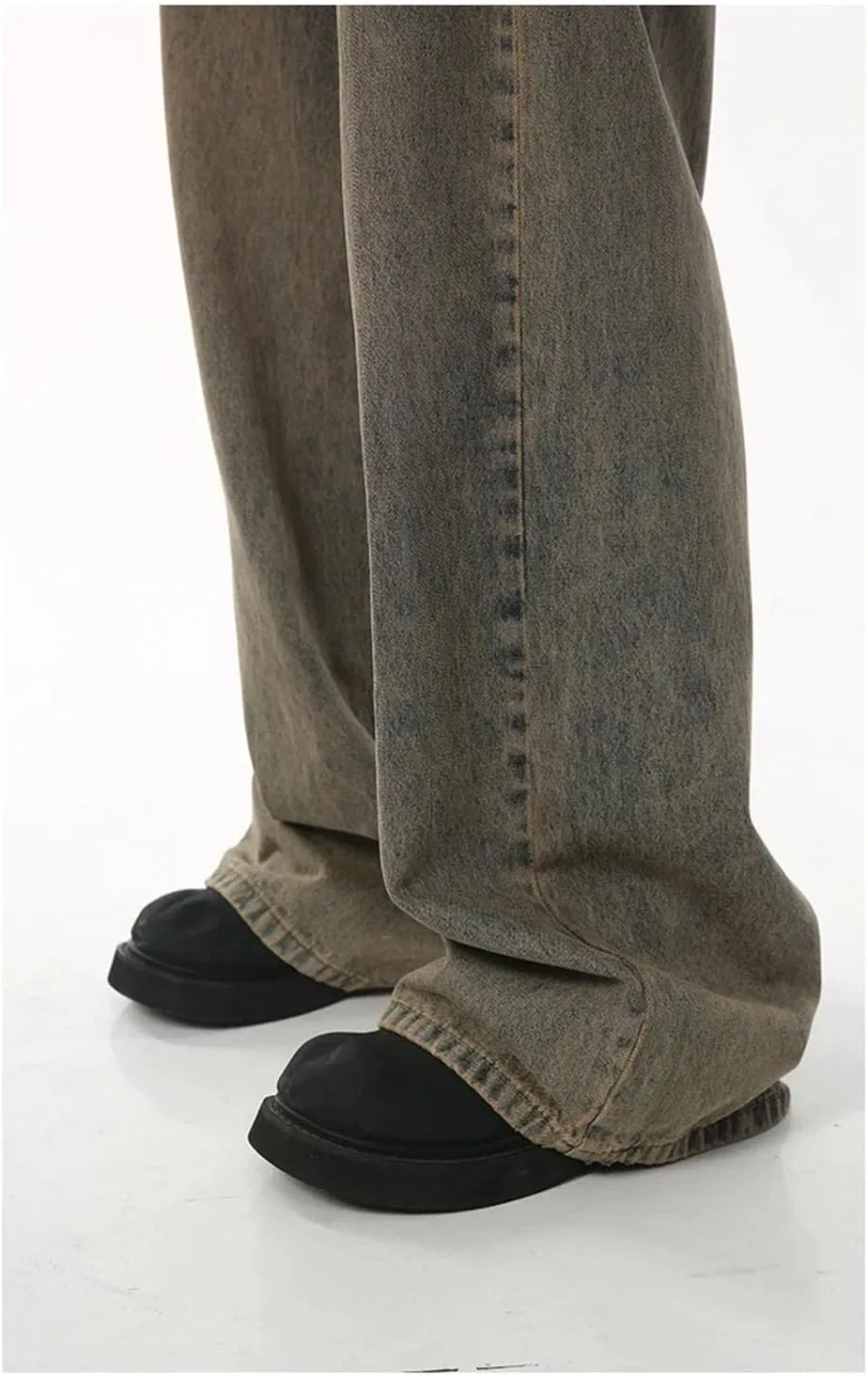 Джинсы свободные Men's Baggy Jeans, As Shown — фото 3