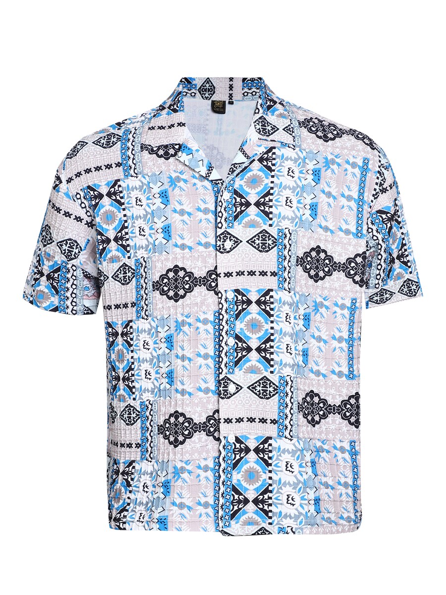 

Рубашка на пуговицах классического кроя Campus Sutra Winona, серый