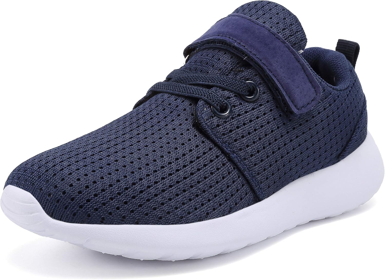 

Кроссовки TOEDNNQI для мальчиков и девочек, детские легкие дышащие с ремешком, спортивные беговые туфли для малышей/детей младшего возраста/старших детей, синий
