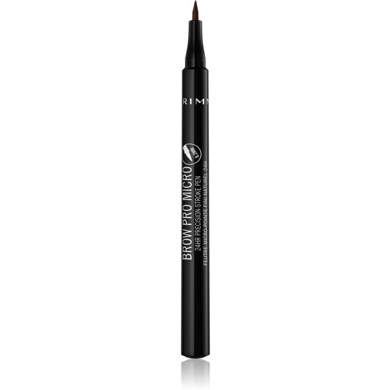 

Rimmel, Brow Pro Micro, карандаш для бровей, оттенок 004 темно-коричневый, 1 мл