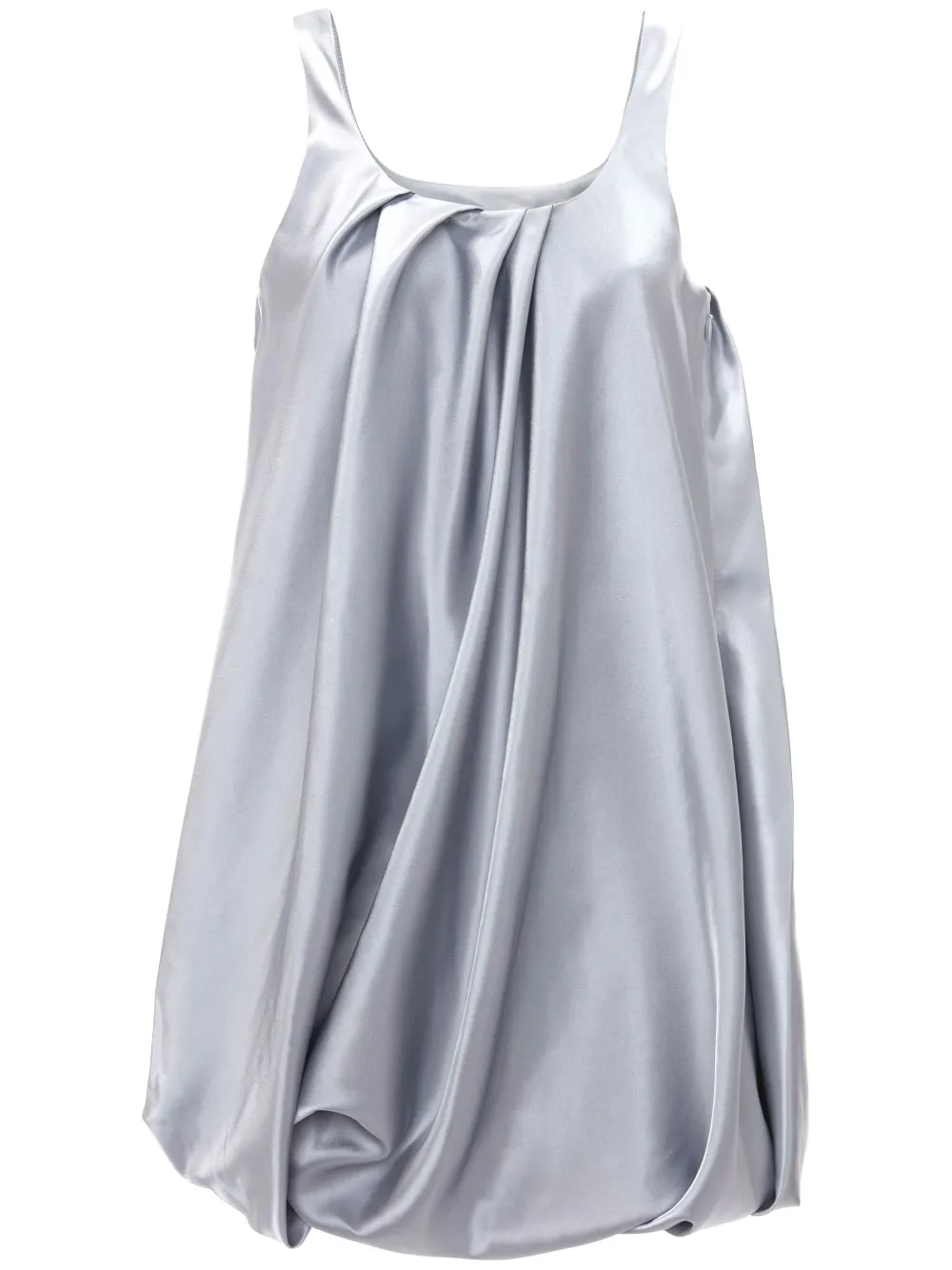 

Платье мини Twisted с эффектом металлик JW ANDERSON, серый