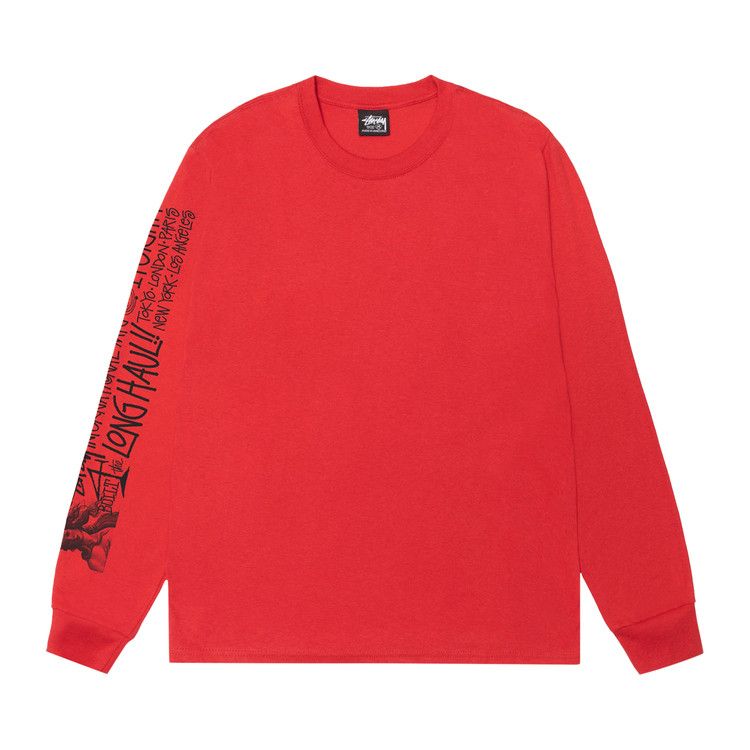 

Футболка Stussy Long Haul Long-Sleeve Tee, Cayenne