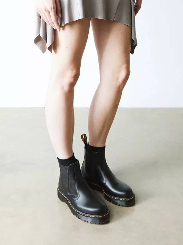Dr. Martens Кожаные ботинки челси "Бекс" черного цвета — фото 3