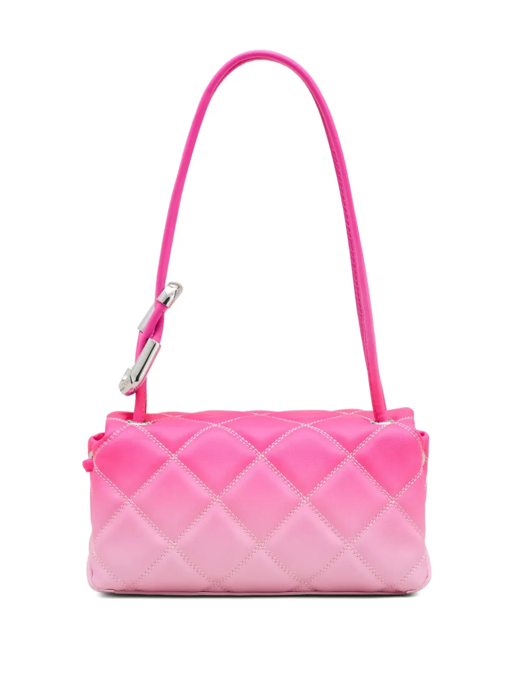 Сумка на плечо The Quilted Ombré Leather Mini Dual MARC JACOBS, розовый — фото 3