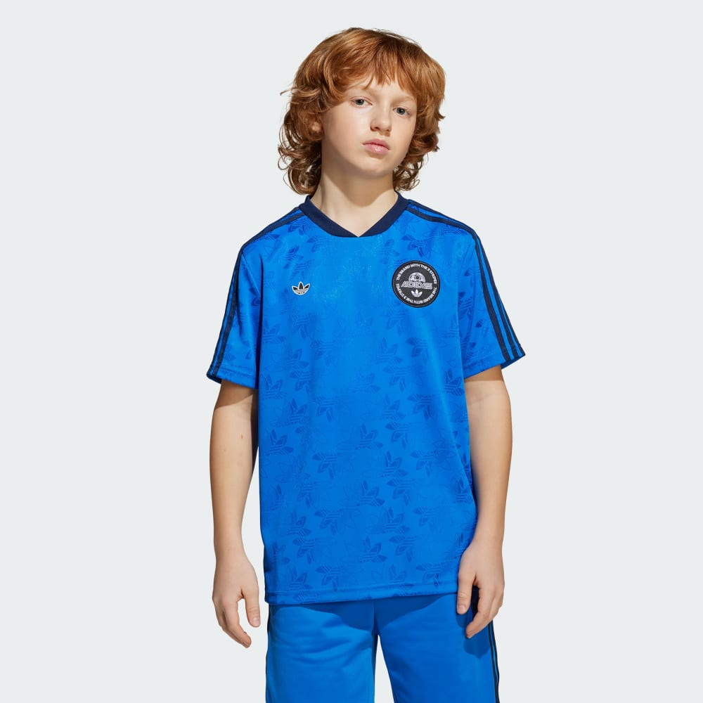 Спортивная футболка Adidas Soccer Tee Kids, синий — фото 2