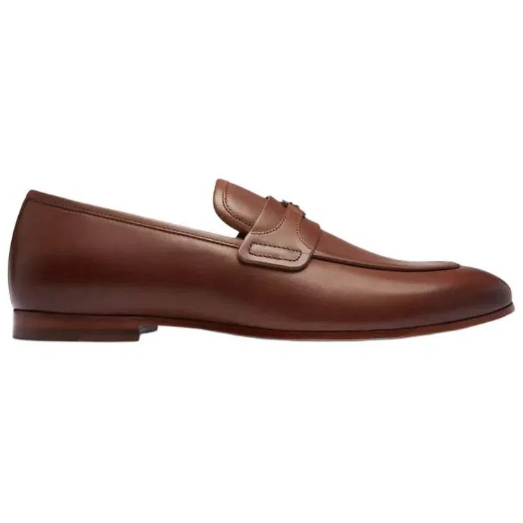 Лоферы кожаные COACH Original Shoe Box Included коричневые — фото 3