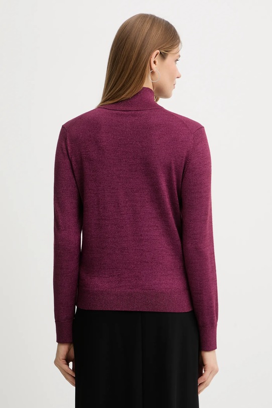Свитер из шерстяной смеси Calvin Klein, бордовый — фото 3