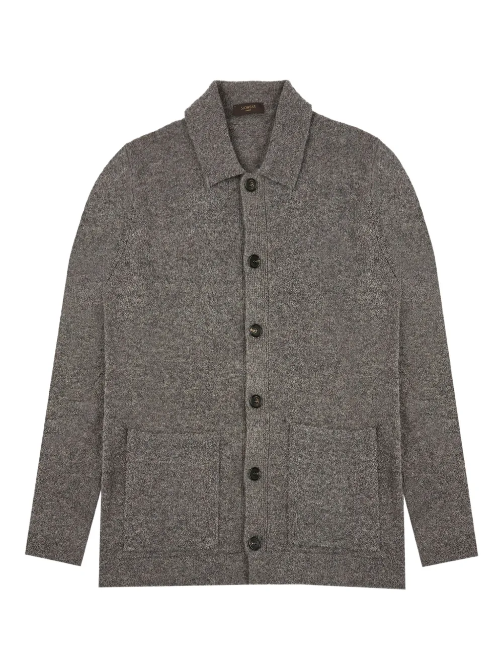 

Кардиган с накладными карманами Zanone, серый