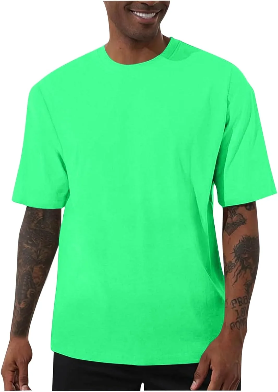 

Мужская футболка oversize plus size с коротким рукавом