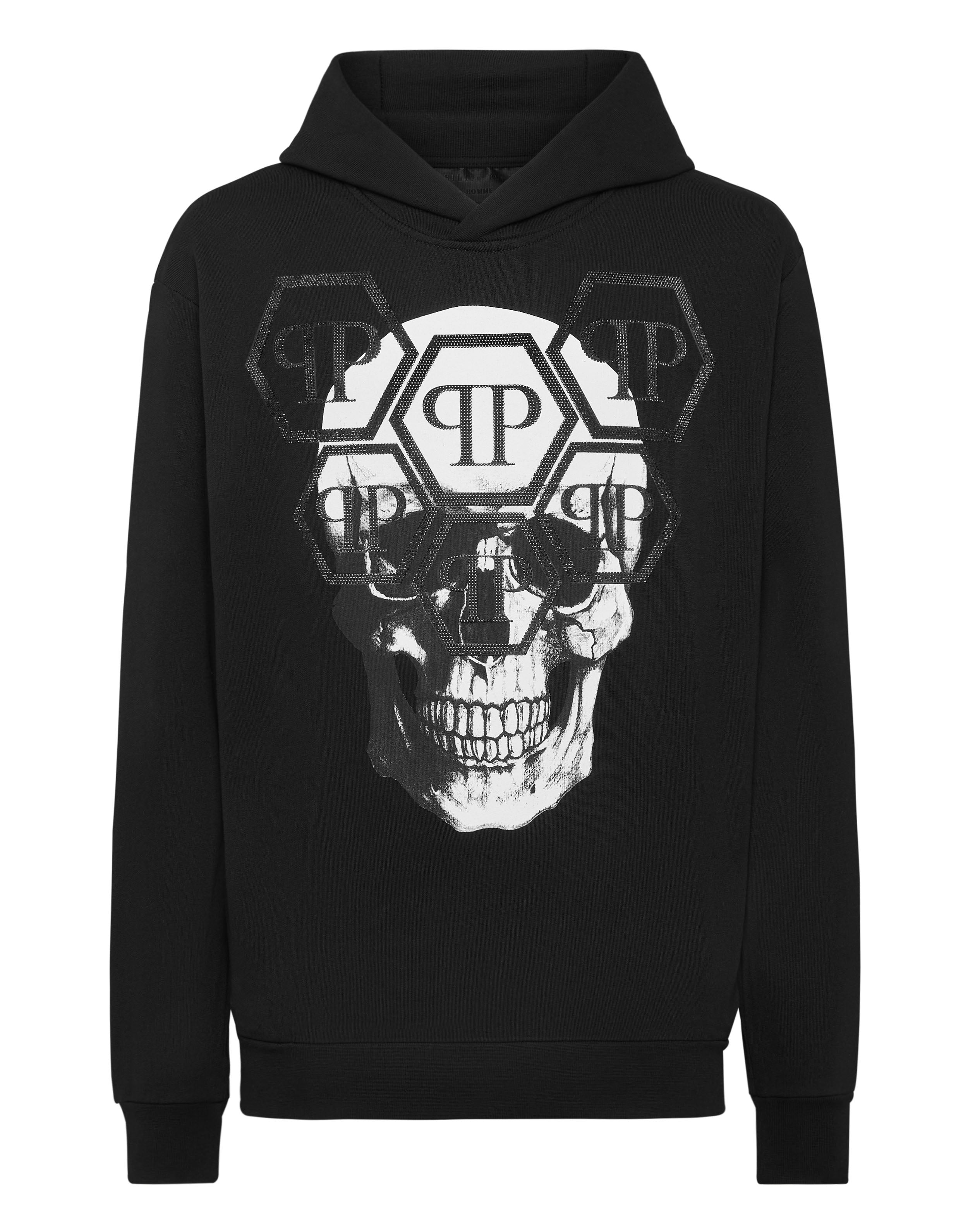 

Толстовка с капюшоном LS Skull PHILIPP PLEIN, черный
