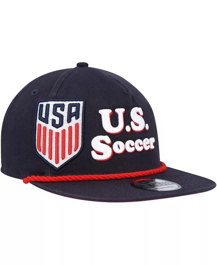 

Мужская темно-синяя кепка USMNT Heritage the Golfer Snapback New Era, синий