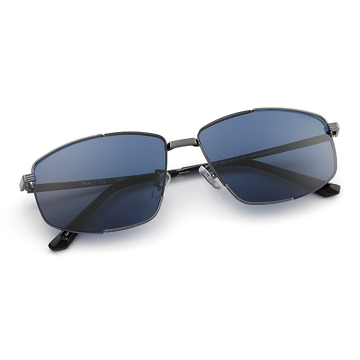 

FILA Прямоугольные солнцезащитные очки для мужчин, 568P Dark Blue Gray