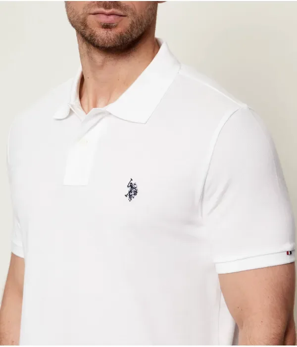 Полюс classic fit Us Polo Assn, белый — фото 4