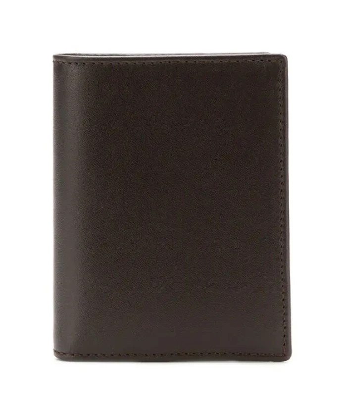 

Классический кожаный кошелек размером 70x105 мм. Comme Des Garã§Ons, коричневый