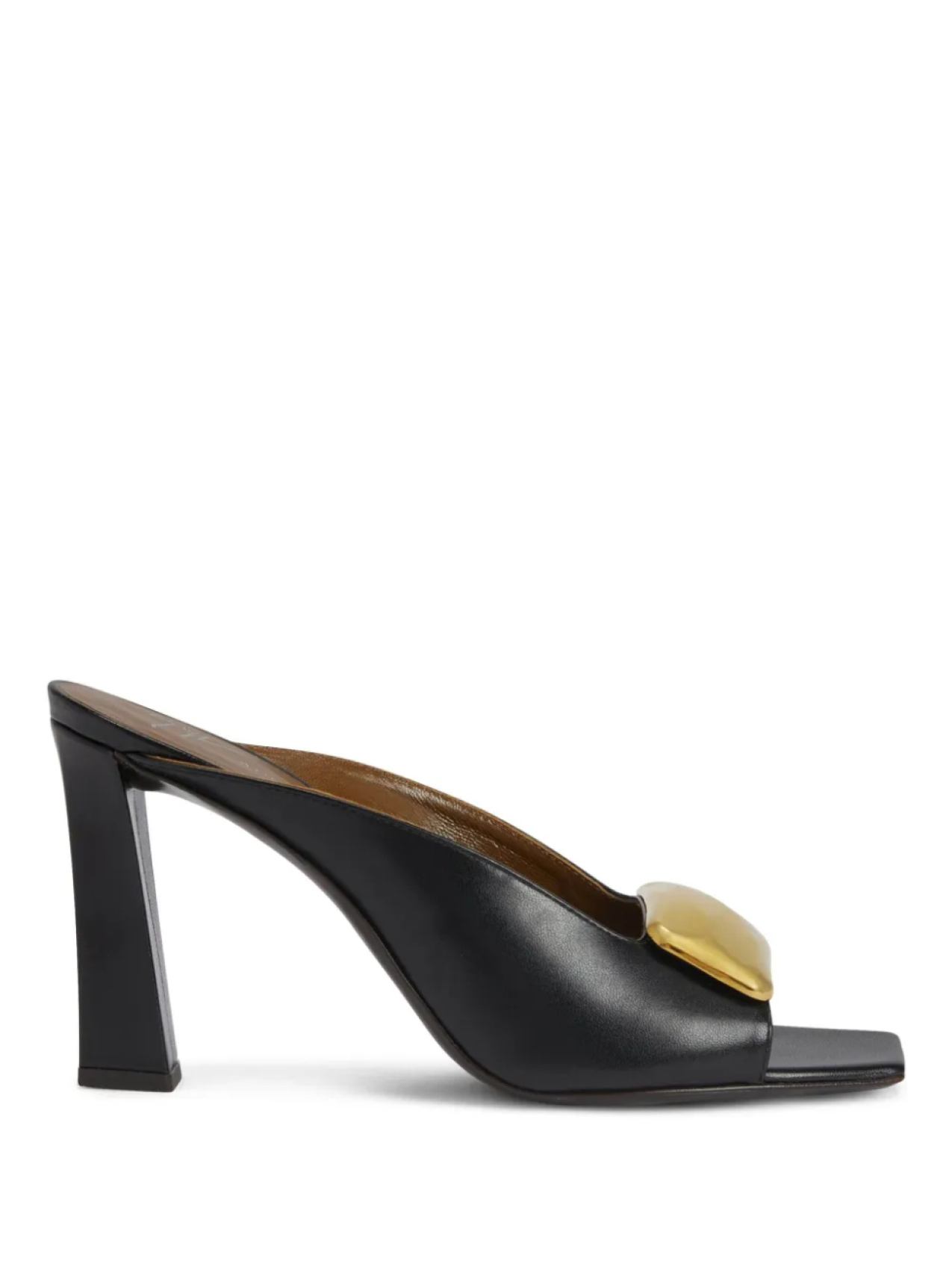 Сандалии Mya Stone 90 мм Giuseppe Zanotti, черный