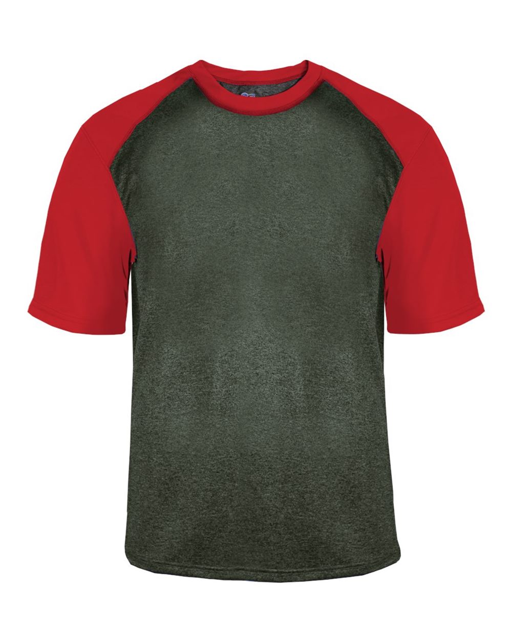 

Футболка Pro Heather Sport Badger, цвет carbon heather/ red