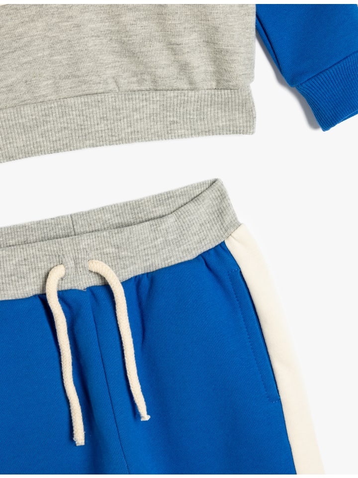 

KOTON Комплект из 2 предметов: толстовка/брюки синего цвета