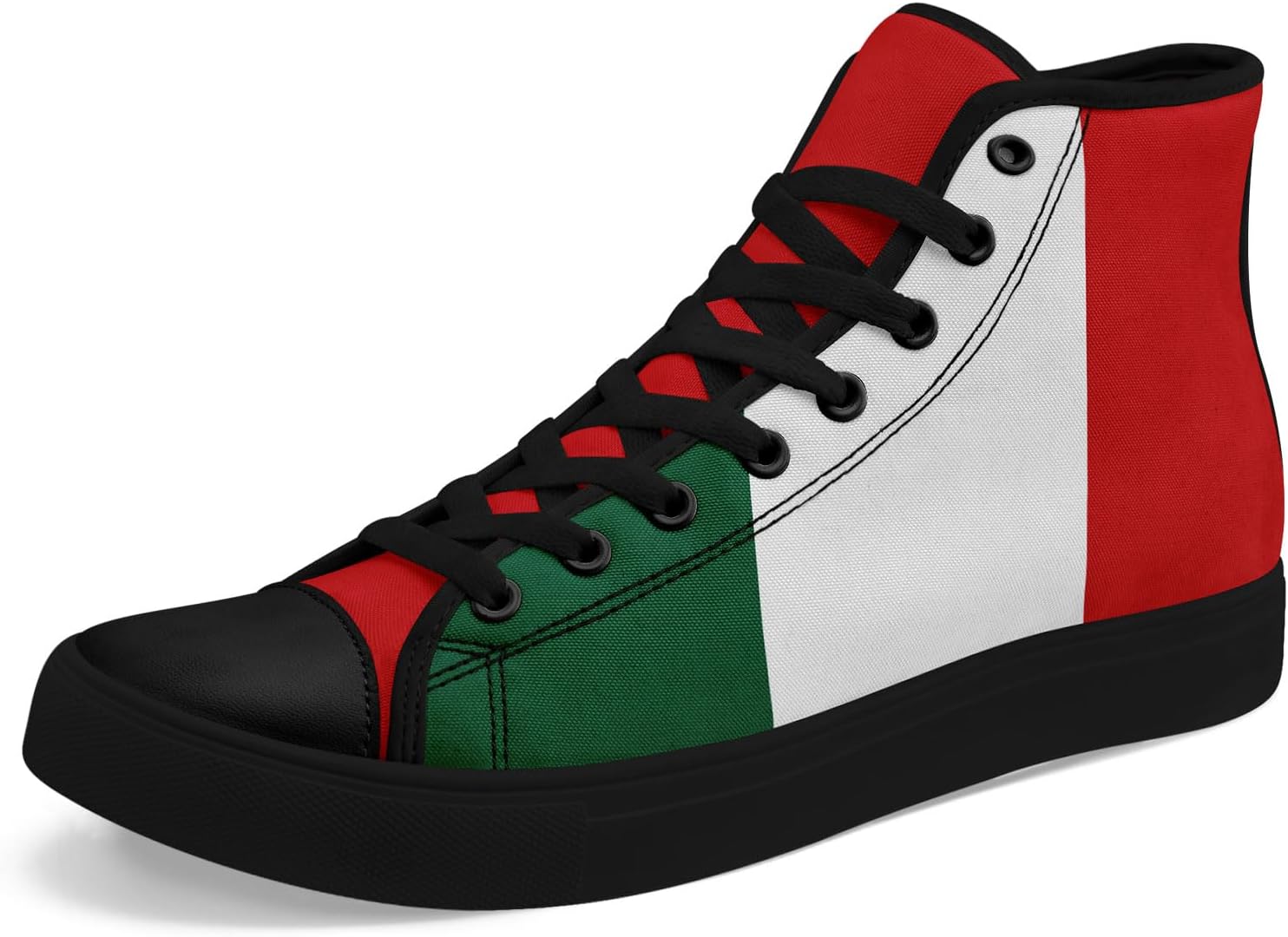 

Высокие кеды с принтом мексиканского флага, удобная резиновая подошва, дышащая сетчатая подкладка, повседневная обувь для мужчин и женщин Awsole, белый/черный/красный/зеленый