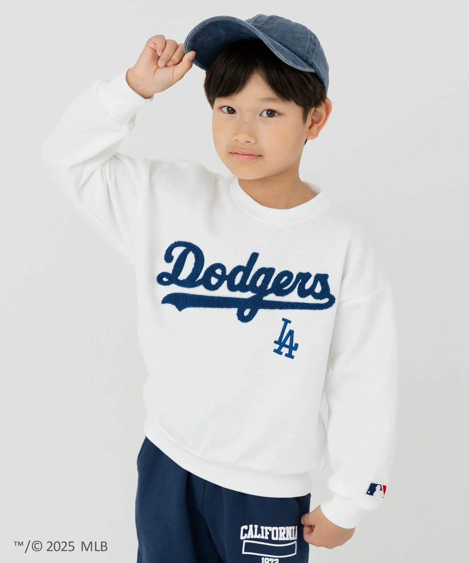 Флисовая толстовка Mlb, Dodgers/White
