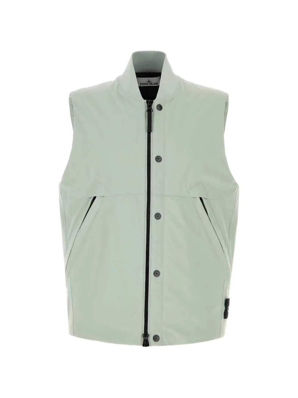 

Жилет на молнии Stone Island, зеленый