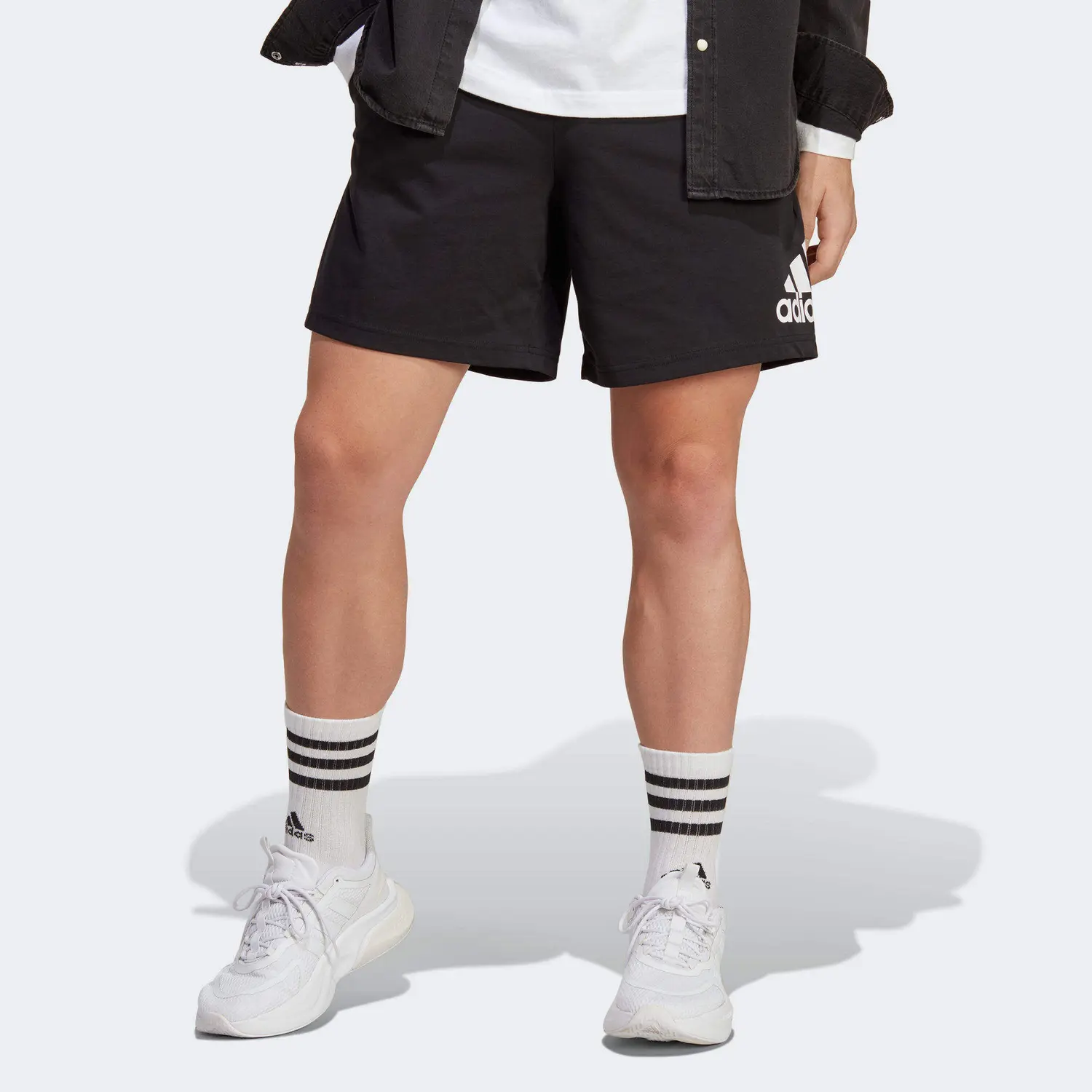 Мужские повседневные шорты Adidas, черный — фото 2