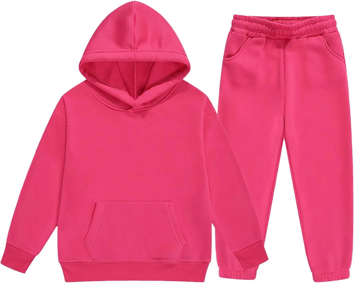 Детский спортивный костюм из 2 предметов, Hooded Sweatshirt и Jogger Sweatpants, Hot Pink